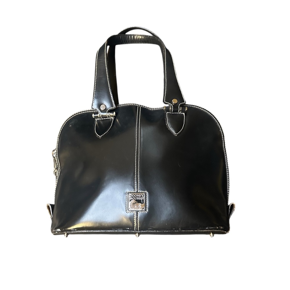 Elegant Black Leather Handbag